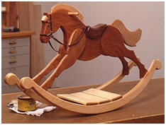Childrens' Furniture, Rocking Horse and Wooden Toy Plans from WOOD Store.