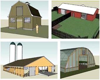 Free Barn and Agricultural Building Plans from the Canada Plan Service