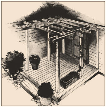 Free Trellis or Pergola Building Plans from SounthernPine.com - Use these free plans to build a sturdy and attractive focal point for your backyard, garden, deck or patio.