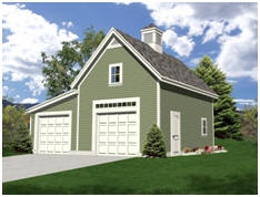Build a One, Two or Three Car Garage with free plans from TodaysPlans.com