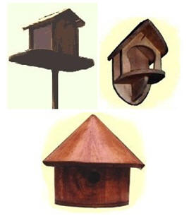 Build a bird house, bird feeder or feeding table with easy free plans from Amateur Woodworking Magazine. 