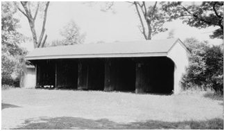 Carriage Shed Designs from the Historic American Buildings Survey - View and print photos, floor plans, exterior elevations and construction details of historic New England carriage sheds.