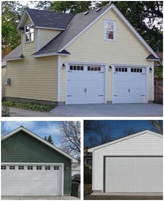 Free Two-Car Garage Plans - Download free construction plans for any of three different detached two-car garage plans from WesternConstruction.com