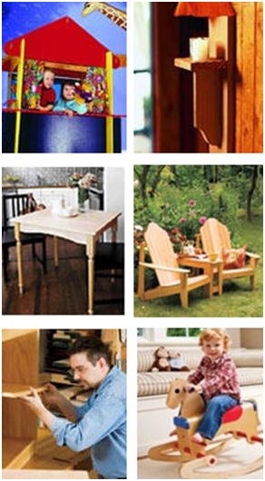 Download any of over 100 free woodwork project plans at Canadian Homw Workshop