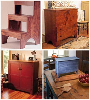 Free Shaker Style Furniture Project Plans: Classic American Designs from Popular Woodworking Magazine