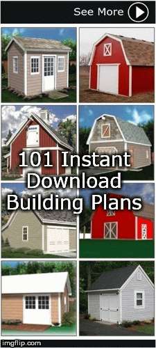 Download Plans for Small Barns, Pole-Barns, Garages, Workshops, Sheds, Cabanas, Mini-Barns and More