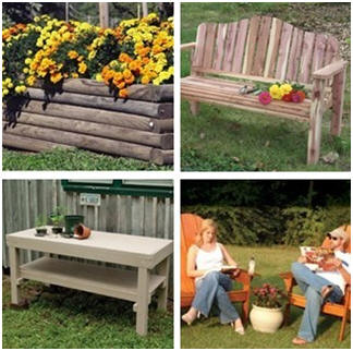 Free Planter and Garden Furniture Project Plans from ExtremeHowTo.com