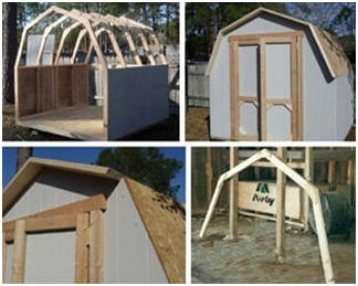Free Shed Building Guides - Build your own shed with the help of these illustrated, step-by-step lessons. 