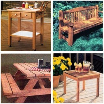 Free Do-It-Yourself Outdoor Furniture Building Plans from ShopsmithHandsOn.com